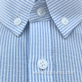 Men's Striped Button Down Slim Fit Dress Shirt